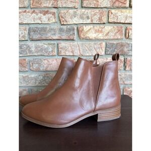 J.Crew Chelsea Boots Style‎ BJ 254 Women's Size 8 Block Heel Brown Fall